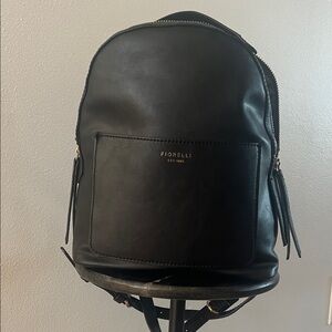 Fiorelli Small Black Synthetic Leather Backpack